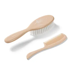 BABYONO Kefka a hrebeň na vlasy Beige