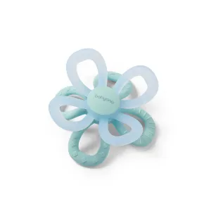 BABYONO Hryzačka silikónová Flower Blue