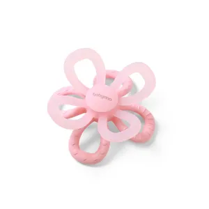 BABYONO Hryzačka silikónová Flower Pink
