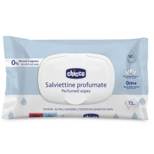 CHICCO Detské vlhčené obrúsky jemne parfumované 72 ks