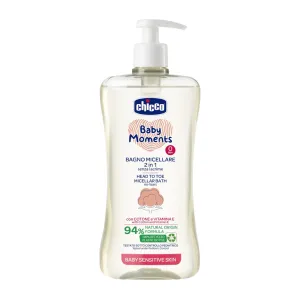 CHICCO Micelárny šampón na vlasy a telo, Baby Moments Sensitive 500 ml, 0m+