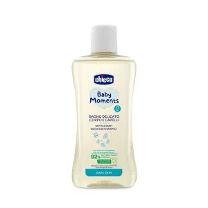 CHICCO Sprchový gél 2v1 na vlasy a telo Baby Moments 200 ml, 0m+