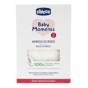 CHICCO Škrob detský ryžový do kúpeľa Baby Moments Sensitive 100 % bio 250 g