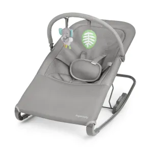 INGENUITY Lehátko hojdacia s vibráciou, pripravené na cesty Nestlé™ Grey, 0m+