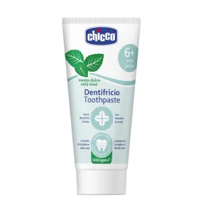 CHICCO Pasta zubná Jemná mäta 6r+