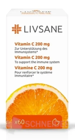 LIVSANE Vitamín C 200 mg