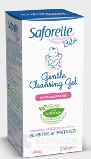 SAFORELLE Bebe jemný čistiaci gél