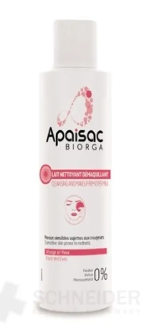 Apaisac BIORGA Čistiace odličovacie mlieko