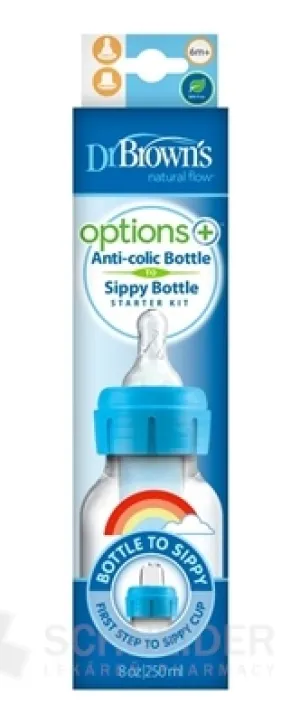 Dr.BROWN´S DOJČENSKÁ FĽAŠA OPTIONS+ 2V1 250ml