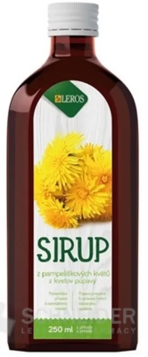 LEROS SIRUP z kvetov púpavy