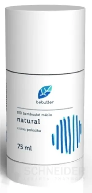 Bebutter BIO bambucké maslo Natural