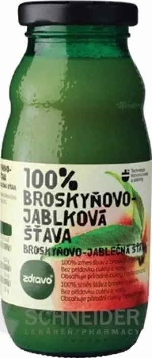 zdravo 100% BROSKYŇOVO-JABLKOVÁ ŠŤAVA