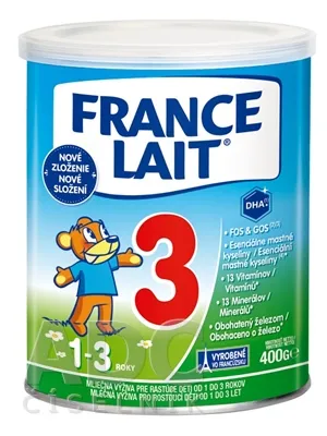 France Lait 3, 400 g Growing up od 1 roka