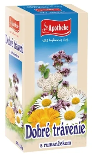 APOTHEKE ČAJ DOBRÉ TRÁVENIE S RUMANČEKOM