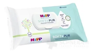 HiPP BabySANFT SOFT & PUR Čistiace vlhčené obrúsky
