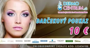 Darčekový poukaz v hodnote 10 €