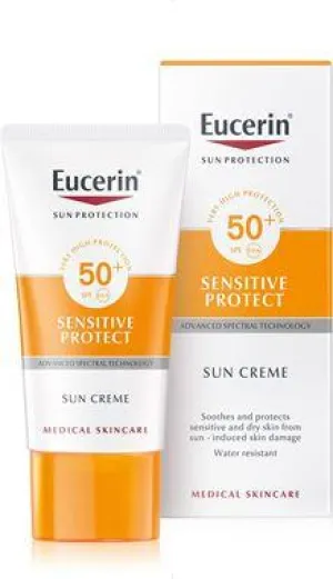 Eucerin Vysoko ochranný krém na opaľovanie na tvár SPF 50+ 50ml