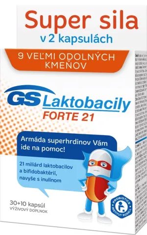 GS Laktobacily Forte 21 30+10 cps. 2017