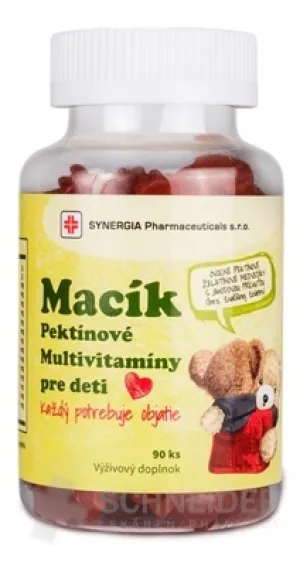 Macík pektínové multivitamíny pre deti