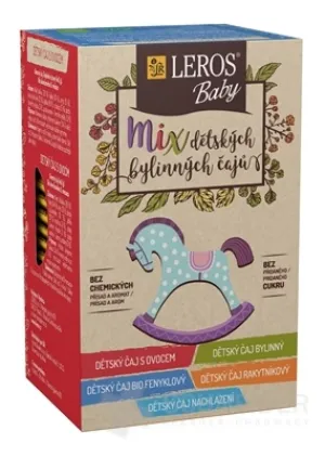 LEROS BABY MIX detských bylinných čajov