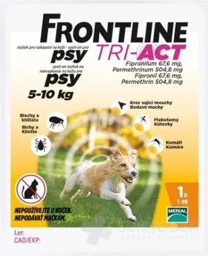 FRONTLINE TRI-ACT Spot-On pre psy S