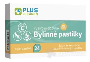 PLUS LEKÁREŇ Bylinné pastilky Bez cukru