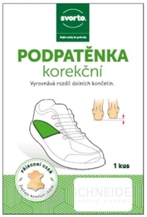 svorto PODPÄTENKA korekčná 017a