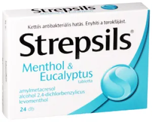 STREPSILS Mentol a Eukalyptus 24 pastiliek
