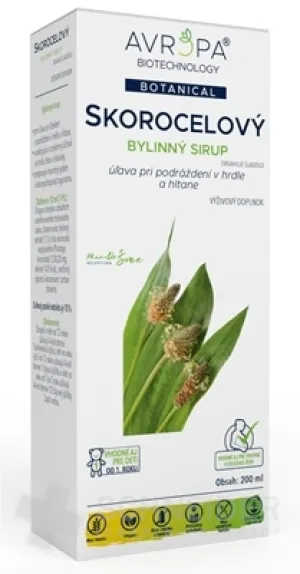 AVROPA Skorocelový sirup
