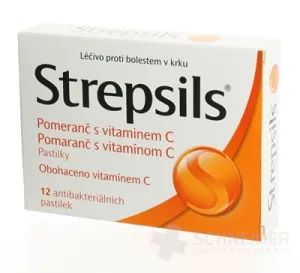 STREPSILS POMARANČ S VITAMÍNOM C