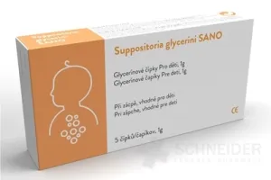 Suppositoria Glycerini SANO Pre deti 1g