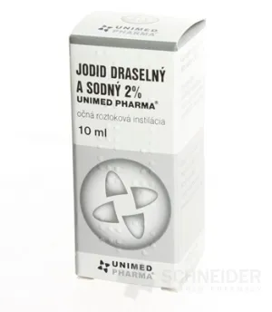 JODID DRASELNÝ A SODNÝ 2 % UNIMED PHARMA