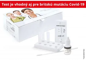 Antigénový test NADAL® vhodný aj na delta a omicron mutáciu, odber zo špičky nosa