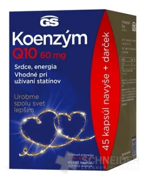 GS Koenzym Q10 60mg cps. 45+45 darček 2022