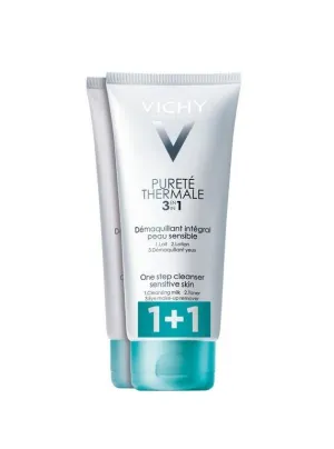 Vichy Pureté Thermale odličovač 3v1 DUO 2x200ml