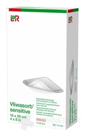 Vliwasorb sensitive Krytie na rany 10x20 cm