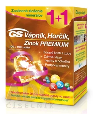 GS Vápnik, Horčík, Zinok PREMIUM + darček 2018