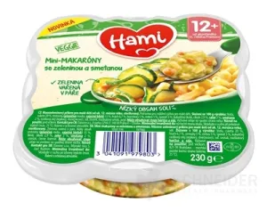 Hami príkrm Mini-makaróny so zeleninou a smotanou