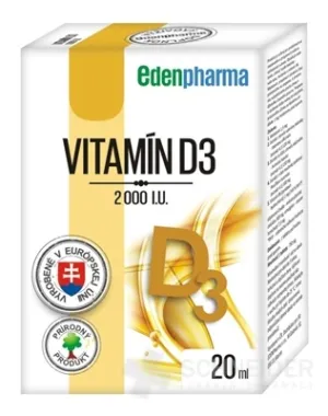 EDENPharma VITAMÍN D3 2000 I.U.