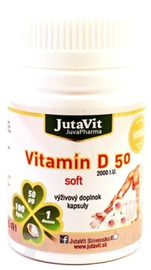 JutaVit Vitamín D 50 soft