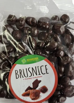 Brusnice v horkej čokoláde