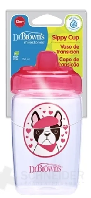 Dr.BROWN´S HRNČEK S TVRDÝM NÁUSTKOM 350 ml