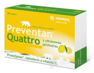 FARMAX Preventan Quattro s citrónovou príchuťou