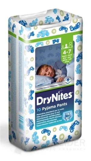 HUGGIES DRY NITES MEDIUM PRE CHLAPCOV (4-7 rokov)