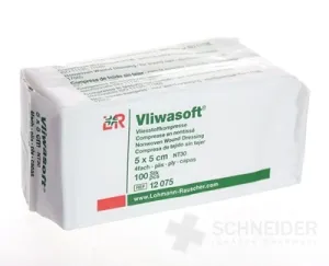 VLIWASOFT KOMPRESY NESTERILNÉ 5x5 cm