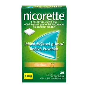 Nicorette® FreshFruit Gum 4 mg liečivá žuvačka