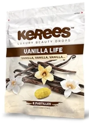 KEREES Pastilky s vanilkou