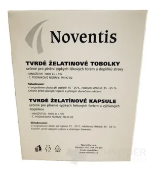 Noventis želatínové kapsuly veľkosť 0 Fagron