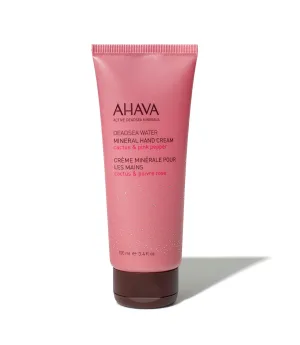 AHAVA Minerálny krém na ruky Kaktus & Ružové korenie 100ml Obsah: 100ml