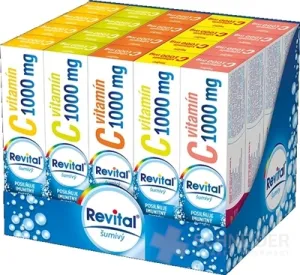 Revital vitamín C 1000 mg šumivý MIX BOX
